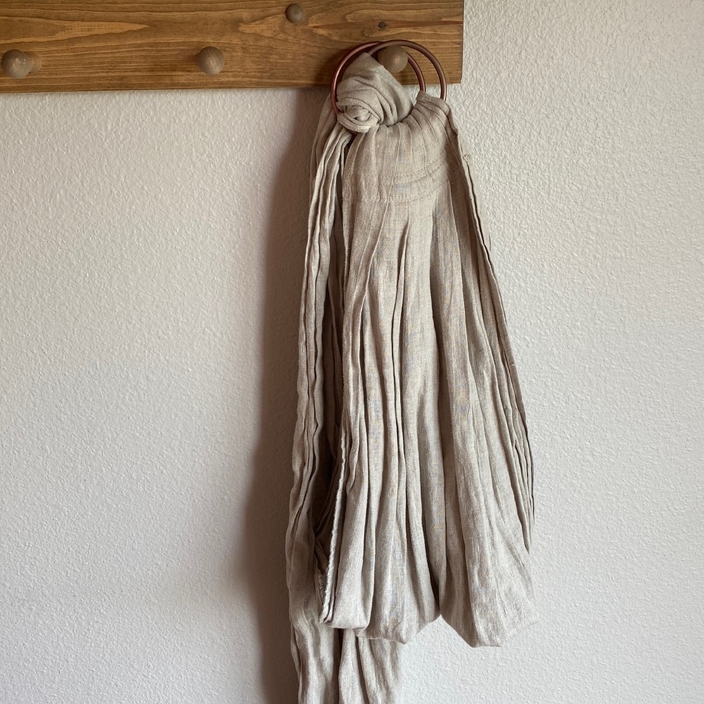 100% Linen Infant Ring Sling/ Bibbett’s